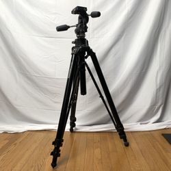 Manfrotto 475B Tripod + Manfrotto 808RC4 3-way Pan/Tilt Head