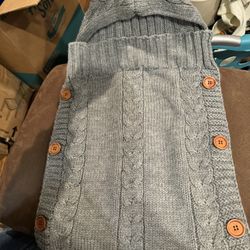 Infant Knitted Baby Lounge Stroller Wrap Sack