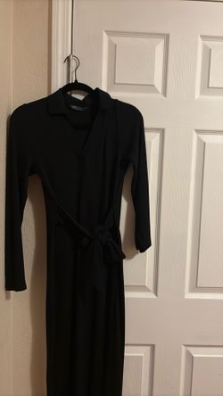 Black Dress with a collard