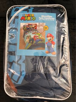 Super Mario Microfiber Twin Comforter
