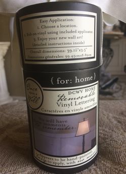 Vinyl Lettering