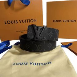 Black Louis Vuitton Belt 