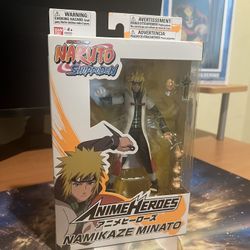 Bandai Anime Heroes Naruto Namikaze Minato Action Figure - 36905