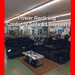 😍 Power Reclining Sofa and Loveseat Set