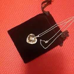 Crystal Heart Shaped Necklace