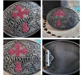 Womens western Cowgirl up rodeo belt buckle sold separately SHIPPING AVAILABLE