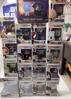 Funko Pops Anime, marvel, Attack On Titan, one Piece