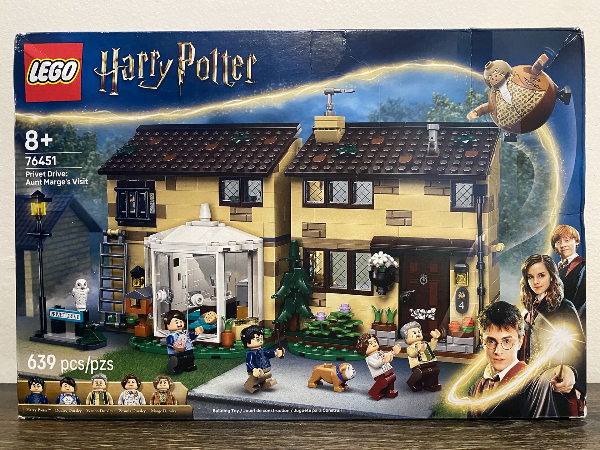 LEGO Harry Potter Privet Drive: Aunt Marge’s Visit Kids Toy 76451 NEW OPEN BOX