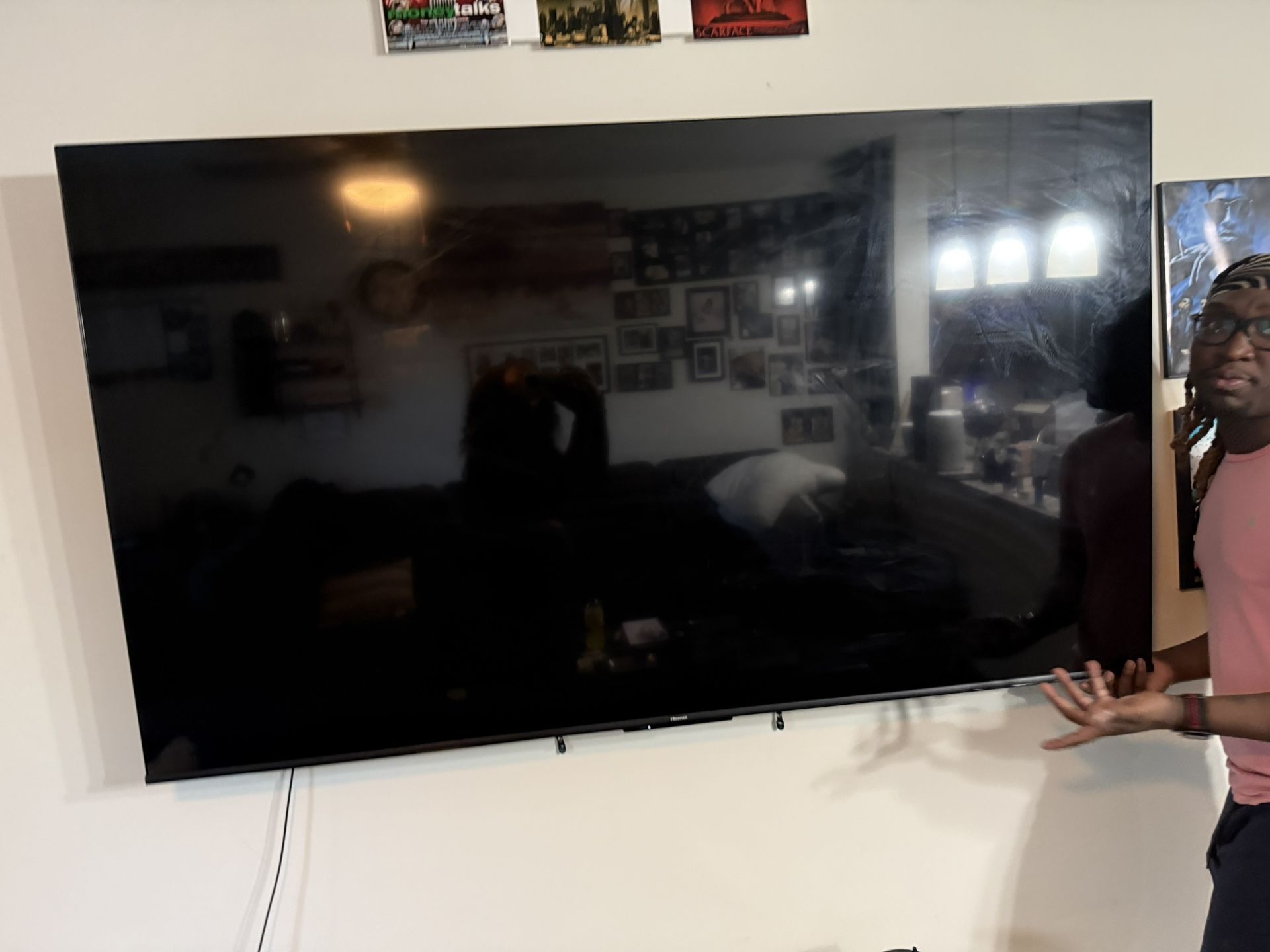 Hisense 75 In Tv W Mount