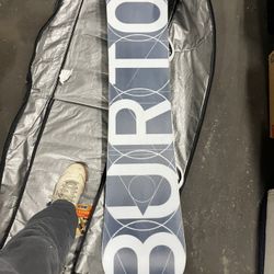 Burton Custom 56 Flying V Snowboard  (156cm) Package With Bindings, & Bag