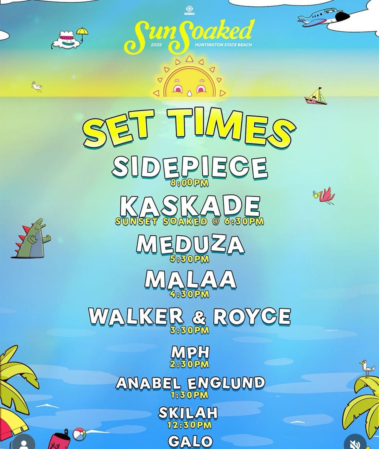 2 Tickets For Sunsoaked Today 