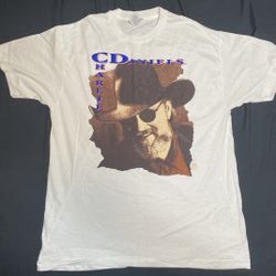 Charlie Daniels Band Tour 1993 Concert Mens T-Shirt Size XL