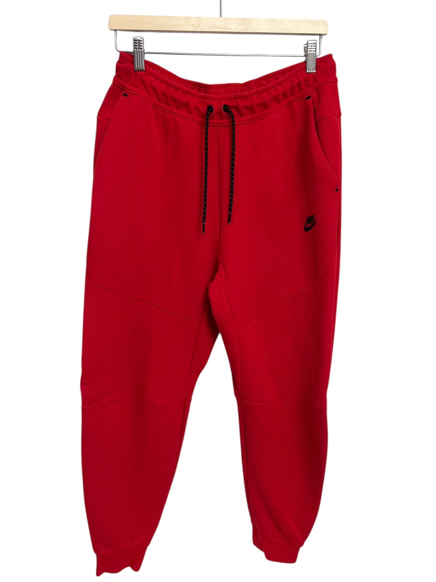 Nike Sportswear Tech Fleece Knit Joggers Sweatpants Red Medium