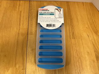 Home Basics Pop-Out Ice Stick Tray, 2 Pack