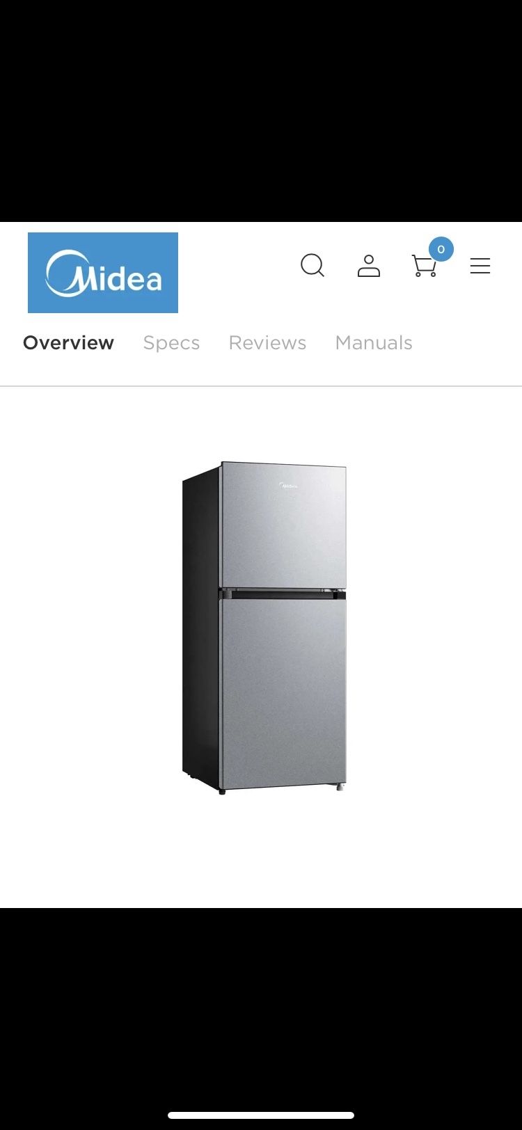 4.5 Ft DOUBLE DOOR MINI FRIDGE  Haha