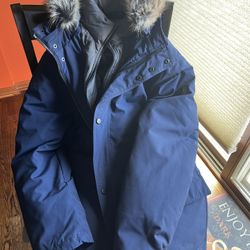 Michael Kors Men's Hooded Bib Snorkel Parka