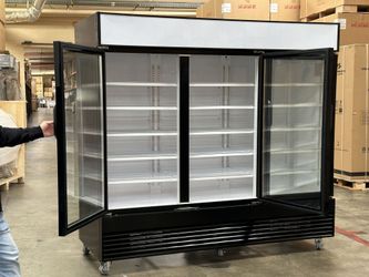 78 ins glass door Merchandiser Cooler Refrigerator NSF CSM69R