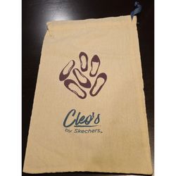 Cleo's by Skechers Storage Pull String Dust Bag for Small Bags Shoes or Sandals