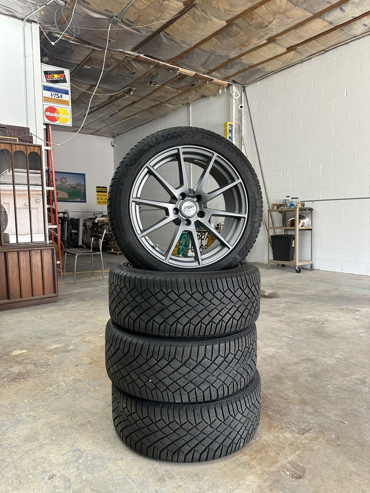 19” Wheels with Tires – Great Condition