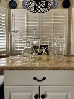 Glass jars