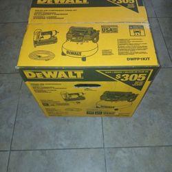 DeWalt Nailer AND compressor combo