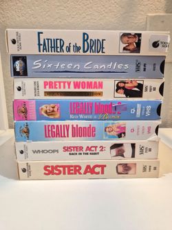 Lot of 7 VHS Tapes Classic Movies