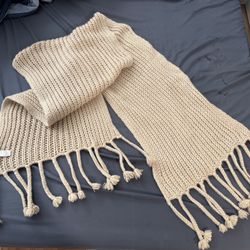 100% Cashmere Banana Republic Chunky Knit Scarf