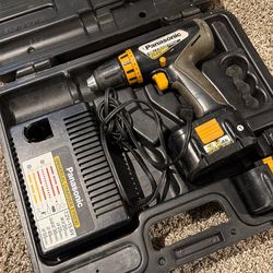 Panasonic Drill and Driver - Charger and 2 batteries