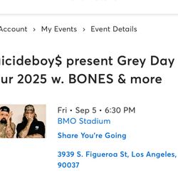 Suicide Boys LA Tickets 