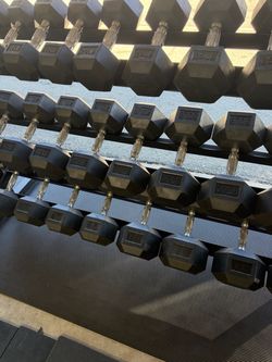 Dumbbell Set + Rack 5-75LBS (1210 LBS Total)