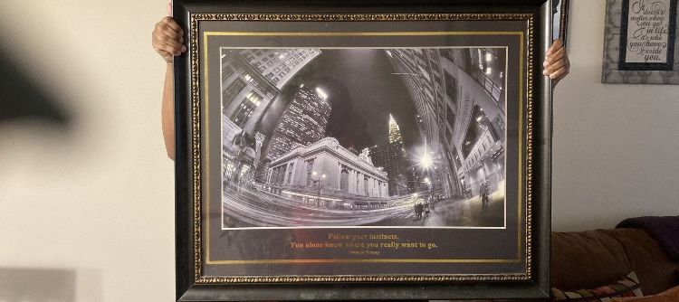 DONALD TRUMP QUOTE PICTURE FRAME