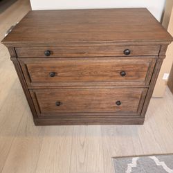 Pottery Barn Livingston 35” Filing Cabinet 