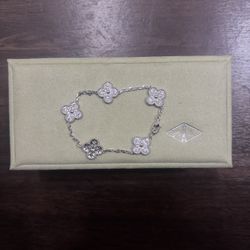 Designer silver bracelet