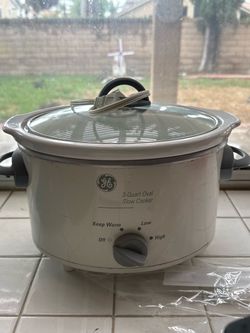GE 3-Quart Oval Slow Cooker