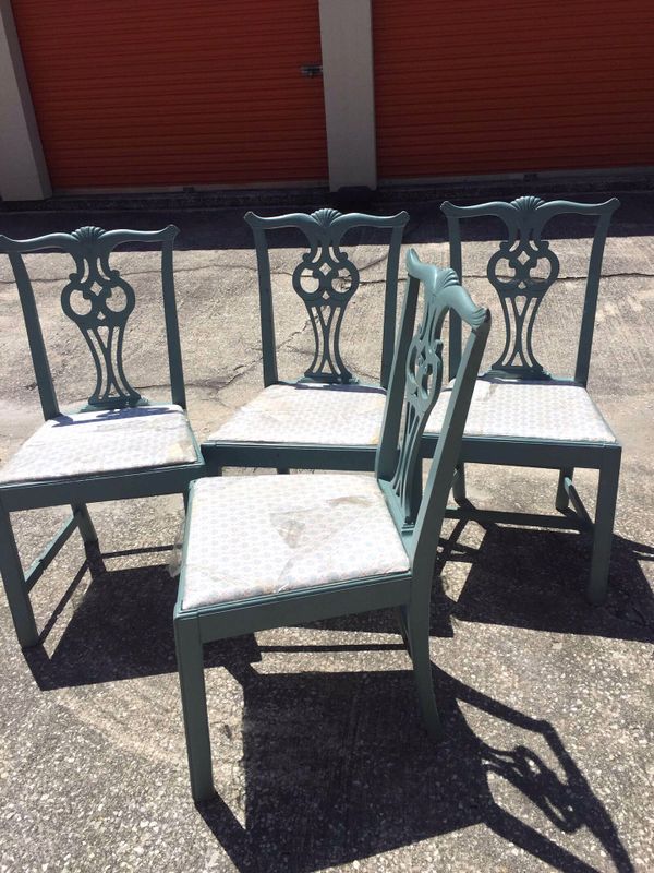 4 Vintage Wood Chairs Reduced The Furniture In Orange Park 4 Vintage Wood Chairs Reduced The Furniture In Orange Park Fl Offerup