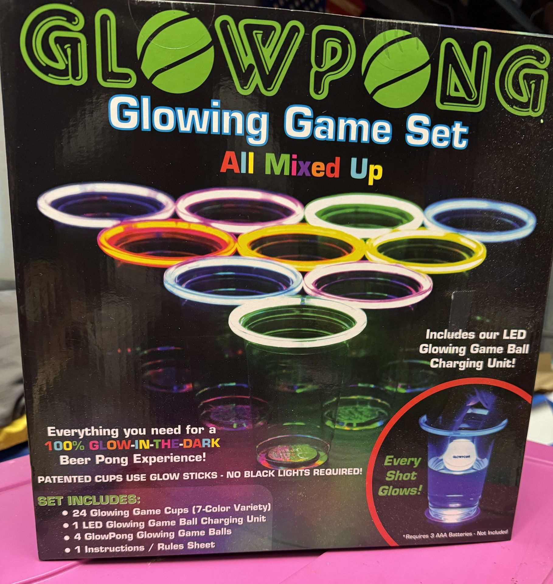 GlowPong - Pong Game Set