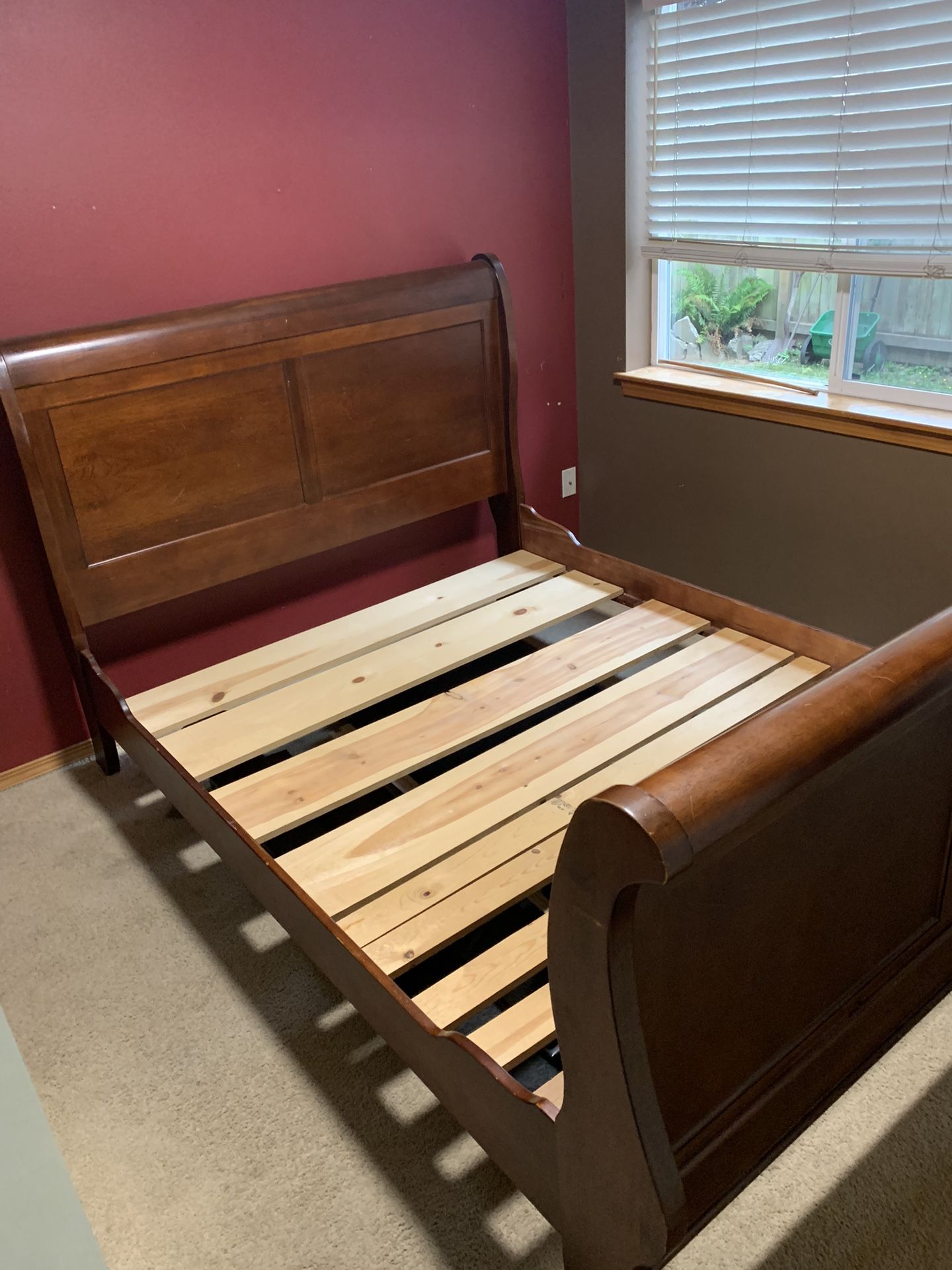 Queen Bed Frame + Nightstands