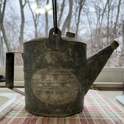 Vintage Metal Farmhouse Watering Kettle