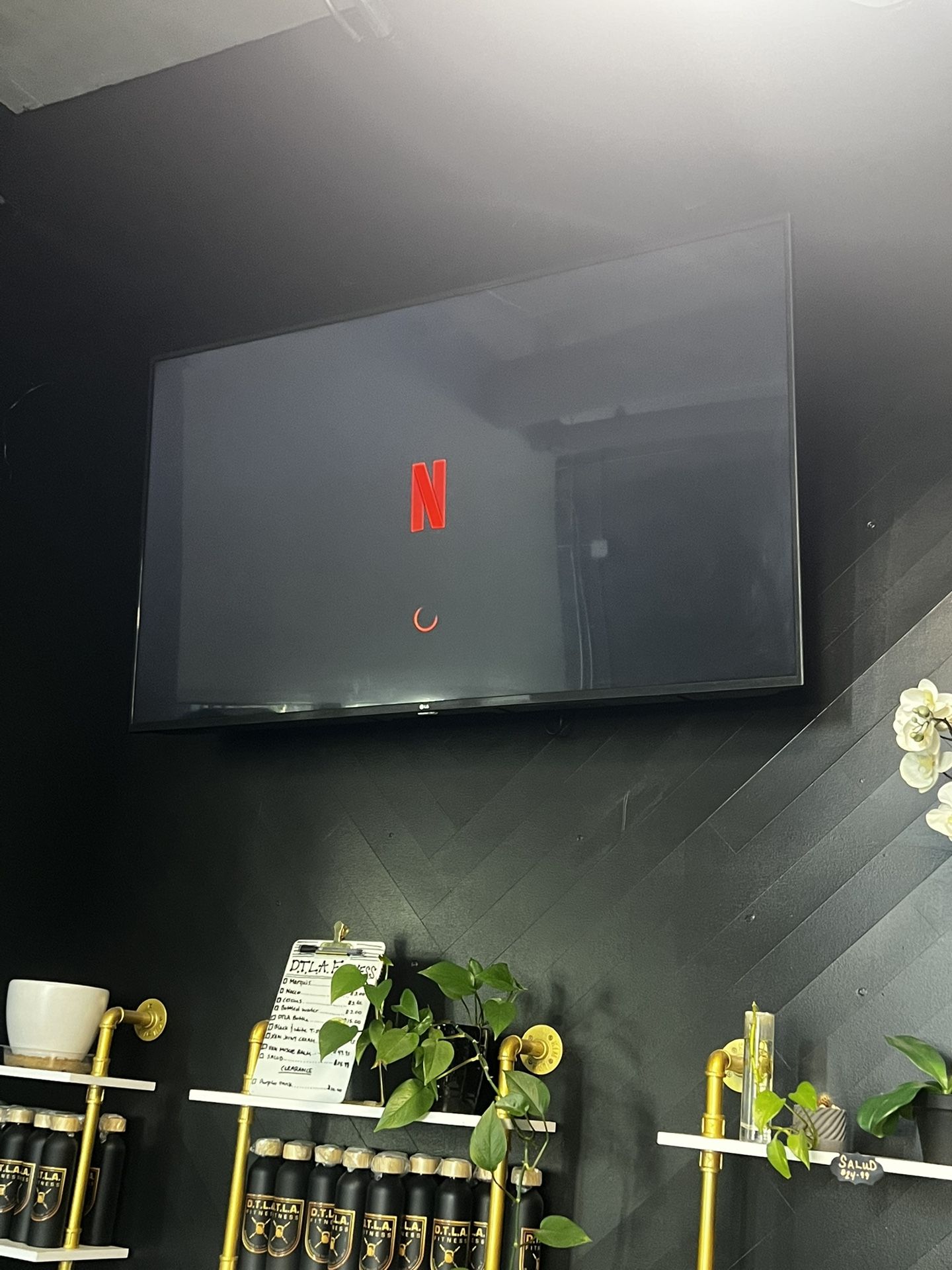65” LG Smart TV + Wall Mount