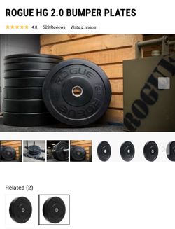 Rogue Fitness Bumper Plate Set