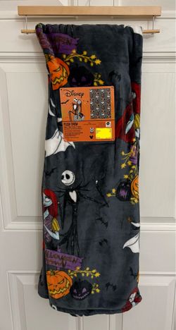 Nightmare Before Christmas Halloween Blanket