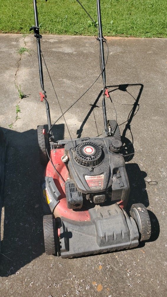 troybilt push mower used tb220