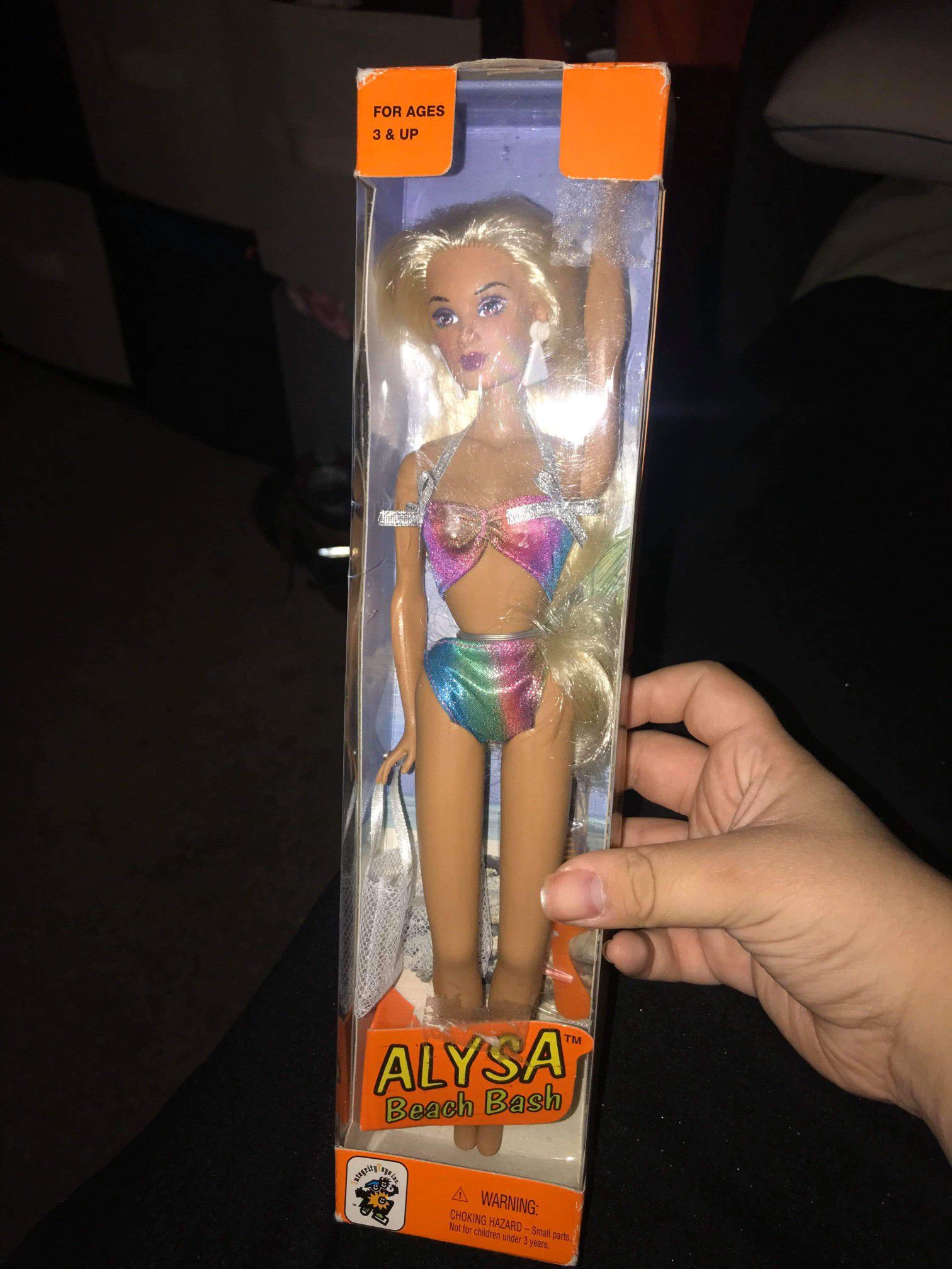 New alysa beach barbie doll