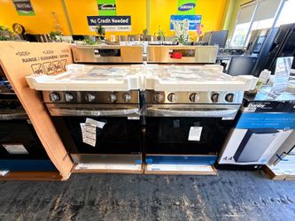 Lg stove with air fry no credit needed