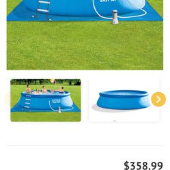 Easy Set 15' x 48" Inflatable Pool w/ Filter Pump