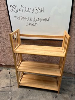 Foldable shelf