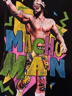 Macho Man WWE Wrestle Retro T-Shirt