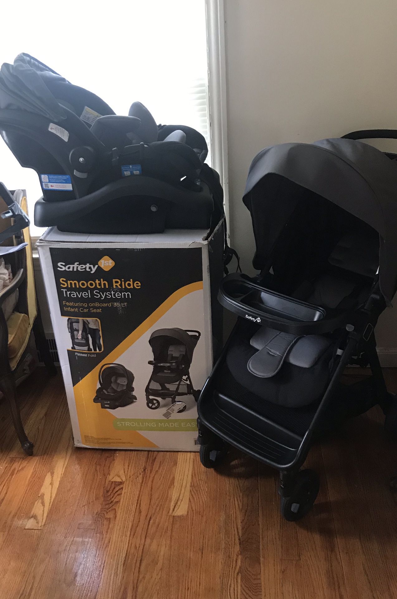 Safety 1st car seat and stroller combo