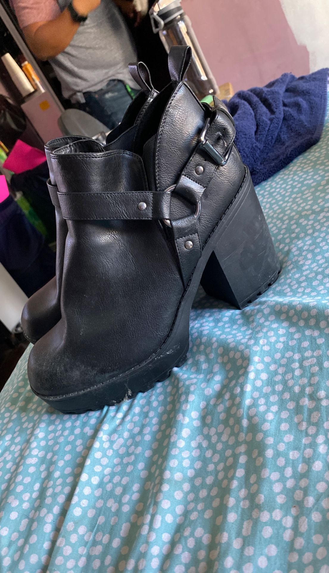 torrid chunky boots size 11w