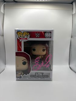 Signed Funko Pop WWE Lita #188